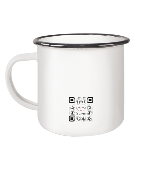 Flowerpots - Emaille Tasse (Black)