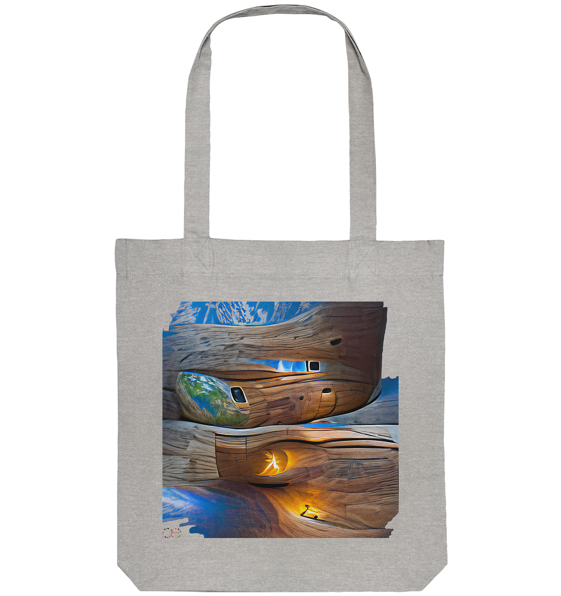 Ai Earth Perspective  - Organic Tote-Bag