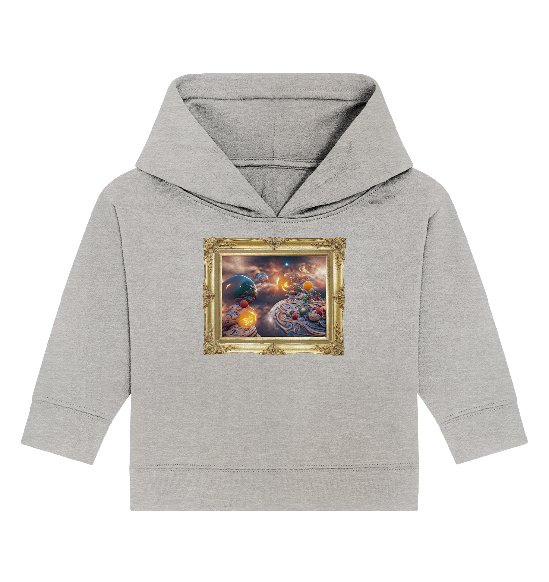 Ai Galaxy Frame - Baby Organic Hoodie